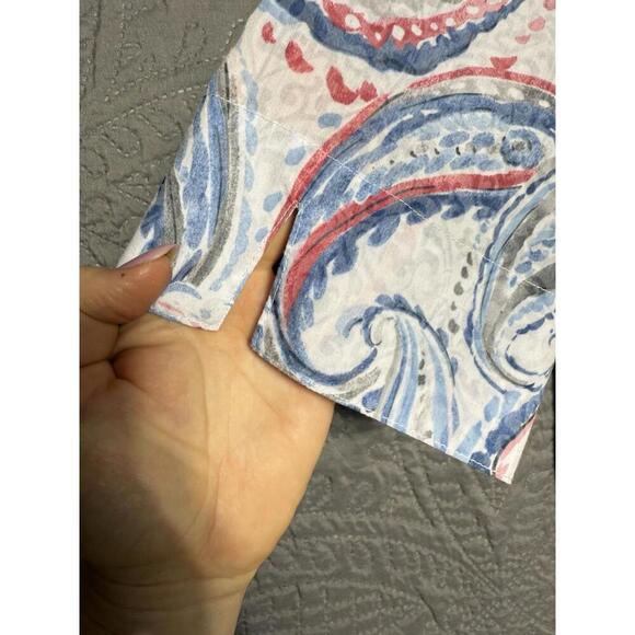 Alfred Dunner Paisley Layered Look Button Down Shirt w Necklace Size 1X NWOT - Picture 3 of 9